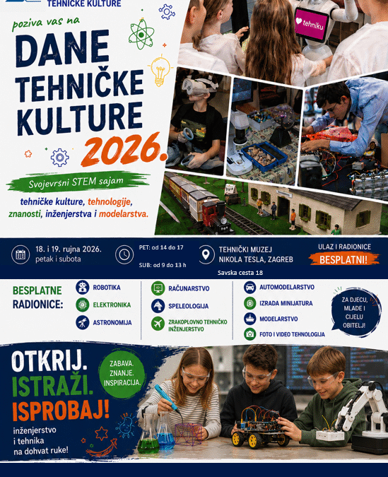 Dane tehničke kulture 2026., 18. i 19. rujna 2026. godine