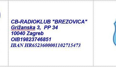 PROPOZICIJE NATJECANJA CB RADIOKLUBOVA I CB OPERATORA “BREZOVICA – TRNJE 2021” 28. kolovoza 2021. u 19:00 sati